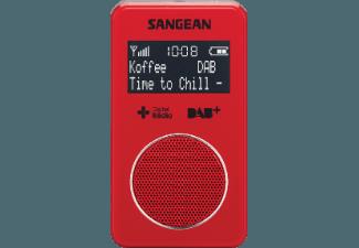 SANGEAN DPR-34  (PLL Tuner, UKW, DAB, DAB , Rot)