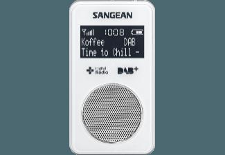 SANGEAN DPR-34  (PLL Tuner, UKW, DAB, DAB , Weiß)