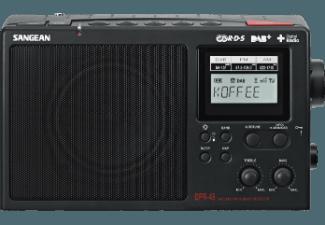 SANGEAN DPR-45  (Digital, UKW, MW, DAB, DAB , Schwarz), SANGEAN, DPR-45, , Digital, UKW, MW, DAB, DAB, Schwarz,