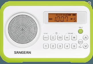 SANGEAN PR-D18  (DSP Tuner, FM, MW, UKW, Weiß/Grün)