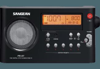 SANGEAN PR-D7  (PLL Tuner, FM, MW, Schwarz)