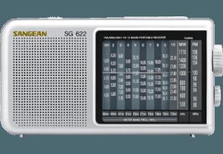 SANGEAN SG-622  (Analog, UKW, LW, KW, Silber), SANGEAN, SG-622, , Analog, UKW, LW, KW, Silber,