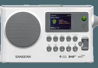 SANGEAN WFR 28 C Netzwerk-MusikPlayer, Digitalradio (Internet, DAB , UKW, Weiß), SANGEAN, WFR, 28, C, Netzwerk-MusikPlayer, Digitalradio, Internet, DAB, UKW, Weiß,