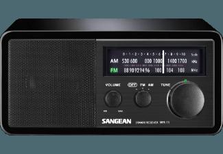 SANGEAN WR-11  (PLL Tuner, UKW, FM, MW, Schwarz)