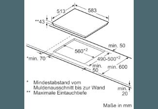 SIEMENS EQ241BK02 Einbauherdset (Elektro-Kochfeld, A, 67 Liter/Jahr)