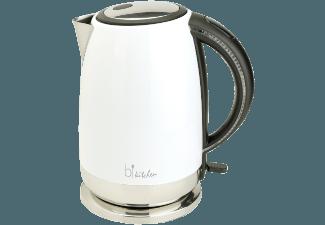 SILVA HOMELINE Hot 300 Wasserkocher Weiß (2200 Watt, 1.7 Liter), SILVA, HOMELINE, Hot, 300, Wasserkocher, Weiß, 2200, Watt, 1.7, Liter,