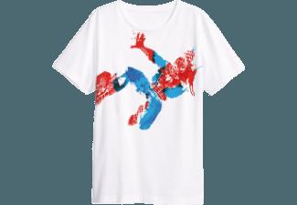 Spiderman Jump T-Shirt weiß Größe L